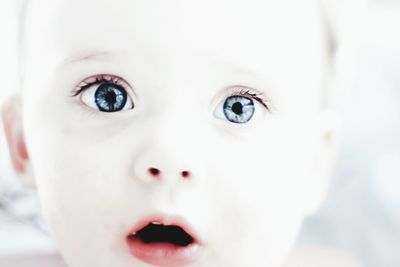 Close-up portrait of girl