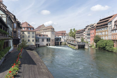 Buildings in city against sky