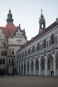 Low angle view of historical building