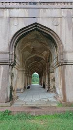 Archway of historic building