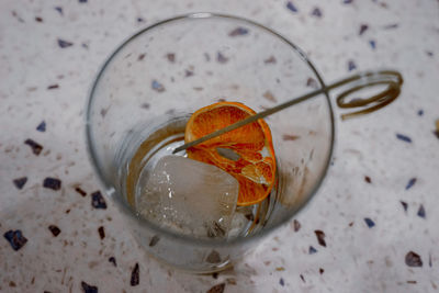 Close-up of drink on table