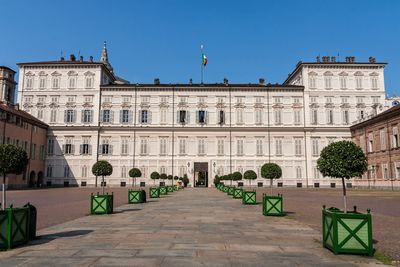 Low angle view of historical building