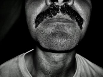 Close-up portrait of a man