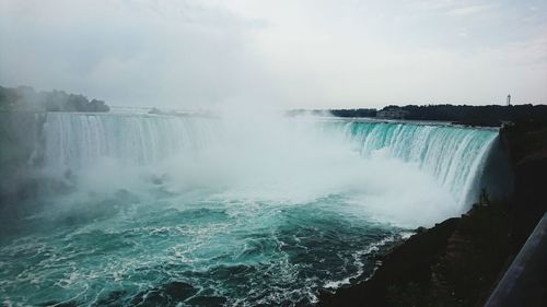 Panoramic view of sea against sky