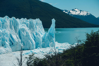 Perito moreno glacier in patagonia argentina