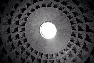 Low angle view of ceiling