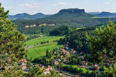 View from bastei bridge.