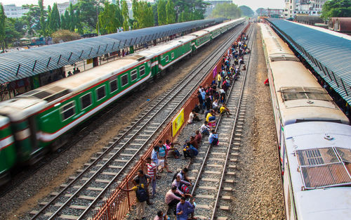 Journey by train to celebrate the biggest religious festival eid-ul-fitr