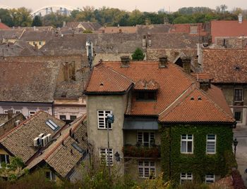 Houses in city