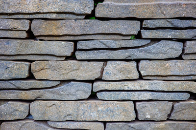 Full frame shot of stone wall