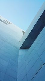 Modern building against clear sky