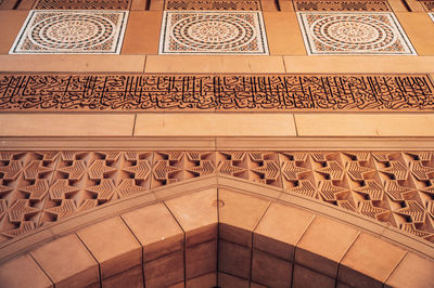 Low angle view of ceiling