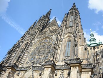 Low angle view of building against sky