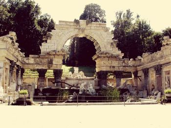 Old ruin building