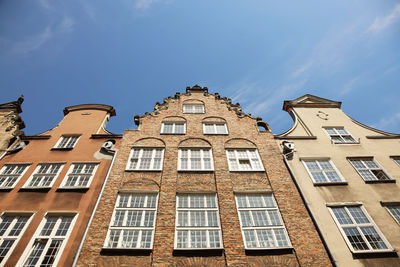 Low angle view of building against sky