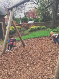 People in park