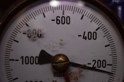 Close-up of clock