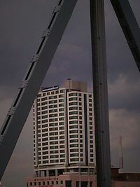 Low angle view of built structure against sky