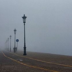 View of road against sky