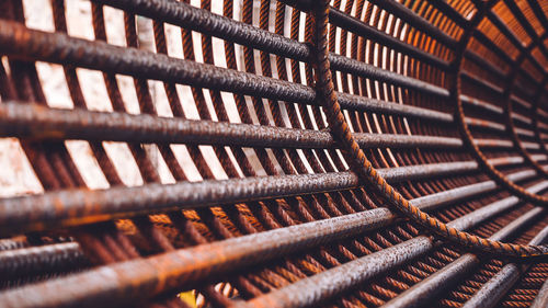 Full frame shot of metallic roof