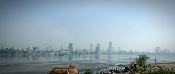 View of city at waterfront