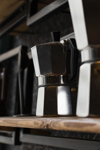 Close-up of coffee maker