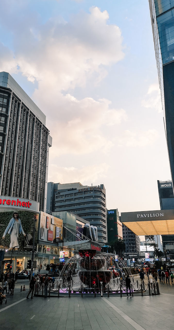 BUILDINGS IN CITY AGAINST SKY