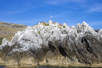 View of rock formations