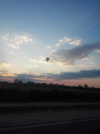 Scenic view of sky during sunset