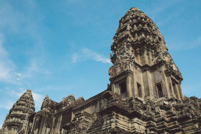 Low angle view of historical building against sky