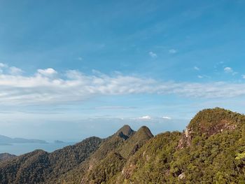 Panoramic view of landscape against sky