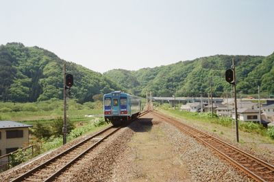 Train in rural area