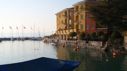 Panoramic view of buildings against sky