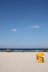 Idyllic beach scenery at the baltic sea