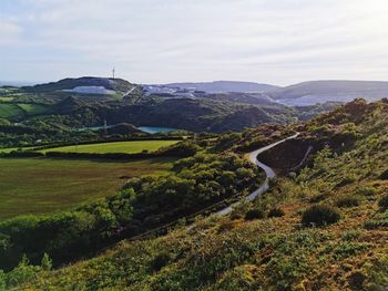 Scenic view of landscape against sky