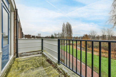 Bridge over river against sky