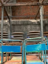 Interior of old abandoned factory