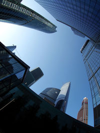 Low angle view of modern building