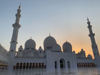 Historic building against sky - sheikh zayed mosque