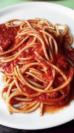 Close-up of pasta