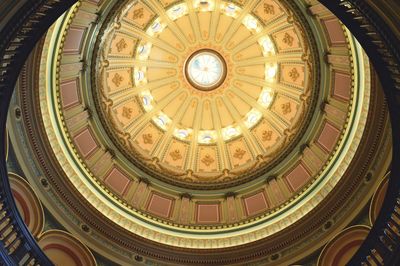 View of illuminated dome