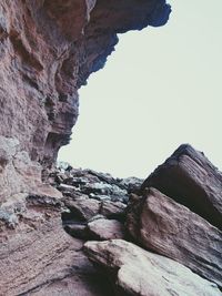 Scenic view of rocky mountains