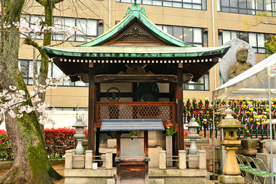 View of temple building