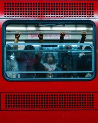 Train at railroad station platform