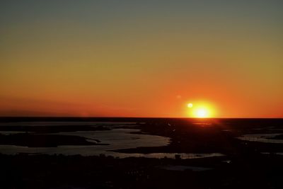 Scenic view of sunset