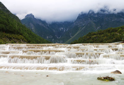 Baishui river scenic spot of yulong snow mountain, lijiang, yunnan, china