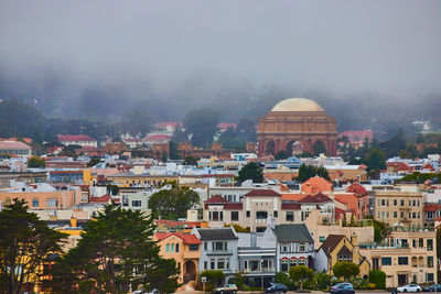 Buildings in city