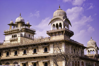 Low angle view of a building of a museum in jaipur, rajasthan 