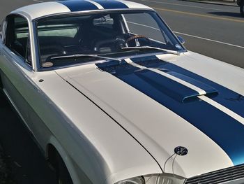 Close-up of vintage car