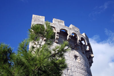 Low angle view of historical building